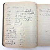 Sweet Old Composition Notebook with Scattered Delights