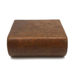 Elegant Antique Spruce Gum Box with Top and Bottom Slide Openings