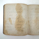 Sweet Old Composition Notebook with Scattered Delights