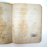 Sweet Old Composition Notebook with Scattered Delights