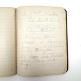 Sweet Old Composition Notebook with Scattered Delights