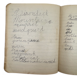 Sweet Old Composition Notebook with Scattered Delights