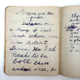 Sweet Old Composition Notebook with Scattered Delights