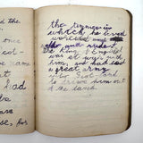 Sweet Old Composition Notebook with Scattered Delights