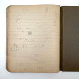 Sweet Old Composition Notebook with Scattered Delights