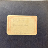 Early 20th Century Dutch Notebook with Colored Pencil Darning Diagrams and Notes