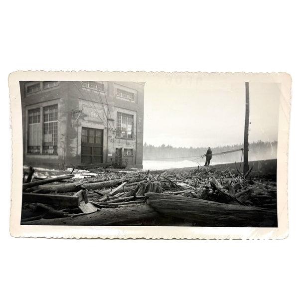 Alone in the Aftermath, Existential Feeling 1953 Snapshot, Athol, MA