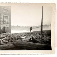 Alone in the Aftermath, Existential Feeling 1953 Snapshot, Athol, MA