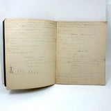 1909 Dutch School Notebook with Naive Drawings, Star Diagrams and More