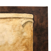 Satisfying Minimalist 1989 Crock Study, Watercolor on Board