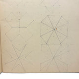 1909 Dutch School Notebook with Naive Drawings, Star Diagrams and More