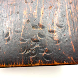 Wonderful All Original Paint Decorated c. 1840s Primitive Stool, Pittsfield, NH (Great Underside, Too)