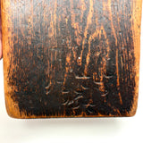 Wonderful All Original Paint Decorated c. 1840s Primitive Stool, Pittsfield, NH (Great Underside, Too)