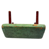 Sweet Antique Primitive Cricket Stool in Best Green Paint