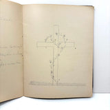 1909 Dutch School Notebook with Naive Drawings, Star Diagrams and More