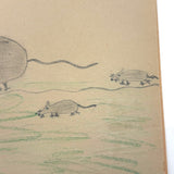 Irma Virtanem's Very Sweet Crayon Drawings Sketcbook