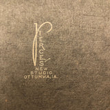 Double Faced, Curious Chalk Drawn Portrait with Two Expressions