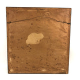 Alphabets in Blue with Wavering Lines and Many Extra Tries, Early 19th C. Practice Sampler