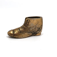 Little Brass Shoe Match Holder/Striker with Nice Detail