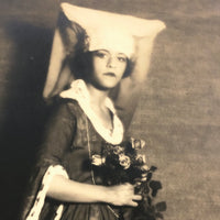 Dramatic, Soft Focus EH Smith Large Studio Photo of Young Actress in Medieval Costume