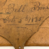 William Cuyler 's (Cuylerville, NY) Beautiful Condition Leather "Bill Book" Signed October 5, 1825