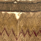 Mary Davis' Early Sampler with Flame Stitch, Alphabets, Flower and Verse