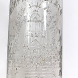 Empire State Mineral Waters, Late 19th C. Glass Bottle Impressed with Albany Capital Building