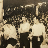 Standing Room Only, Atmospheric Early 20th C. Boxing Match Photograph
