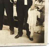 Standing Room Only, Atmospheric Early 20th C. Boxing Match Photograph