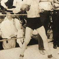 Standing Room Only, Atmospheric Early 20th C. Boxing Match Photograph