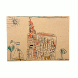 1909 Dutch School Notebook with Naive Drawings, Star Diagrams and More