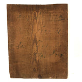 c. 18th Century Moody Spanish Painting of Santa Rita  on Wood Panel