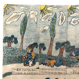 Early 1940s French School Drawings Notebook: Animals, Flowers, Houses, Extras