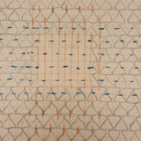 Early 20th Century Dutch Notebook with Colored Pencil Darning Diagrams and Notes