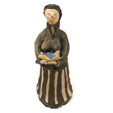 Coil Built Clay Mother and Baby, Presumed South American