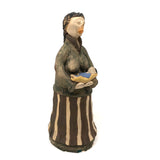 Coil Built Clay Mother and Baby, Presumed South American
