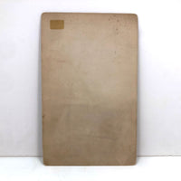 Ghostly, with Broom in Hand, Striking Antique Occupational Portrait Cabinet Card