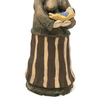 Coil Built Clay Mother and Baby, Presumed South American