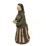 Coil Built Clay Mother and Baby, Presumed South American