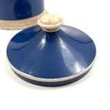 ZINCO, Gorgeous Large 19th Century Ironstone Apothecary Jar with Hand-painted Label Over Gold Leaf