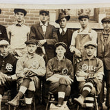 Various Uniforms and Lots of Attitude, Excellent Ballston Spa (NY) High School Baseball Team Photo