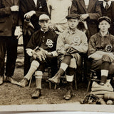 Various Uniforms and Lots of Attitude, Excellent Ballston Spa (NY) High School Baseball Team Photo