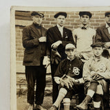 Various Uniforms and Lots of Attitude, Excellent Ballston Spa (NY) High School Baseball Team Photo
