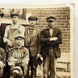 Various Uniforms and Lots of Attitude, Excellent Ballston Spa (NY) High School Baseball Team Photo