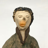 Coil Built Clay Mother and Baby, Presumed South American