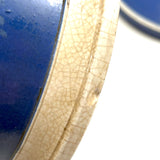 ZINCO, Gorgeous Large 19th Century Ironstone Apothecary Jar with Hand-painted Label Over Gold Leaf