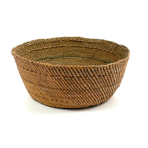 Lovely Antique Pacific Northwest Coast Native American Twined Open Basket