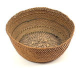 Lovely Antique Pacific Northwest Coast Native American Twined Open Basket