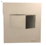 1858 Graphite Form and Shading Studies, Sold Individually