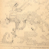 Early 20th Century Dutch Notebook with Colored Pencil Darning Diagrams and Notes